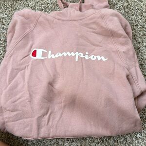 pink champion sweatshirt